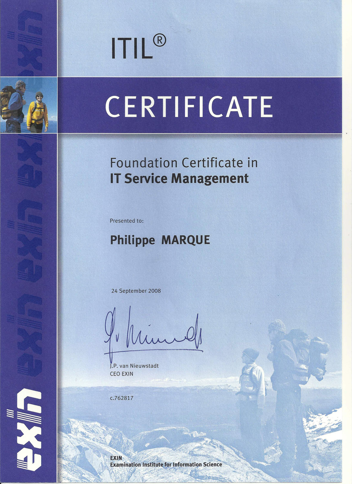 Certified ITIL Foundation
